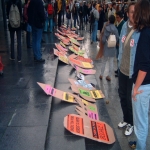 Manifestation contre le chmage et la prcarit le 8 octobre 2003 photo n44 